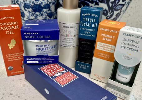 Trader Joe’s beauty products including skincare, haircare and facial oils